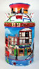 Favorite London Places 1985 23x13 Original Painting by Linnea Pergola - 5 Favorite London Places 1985 23x13 Original Painting by Linnea Pergola - 5