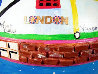 Favorite London Places 1985 23x13 Original Painting by Linnea Pergola - 6 Favorite London Places 1985 23x13 Original Painting by Linnea Pergola - 6