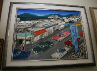 Cruise Night 1990 29x40 Super Huge Original Painting by Linnea Pergola - 1 Cruise Night 1990 29x40 Super Huge Original Painting by Linnea Pergola - 1