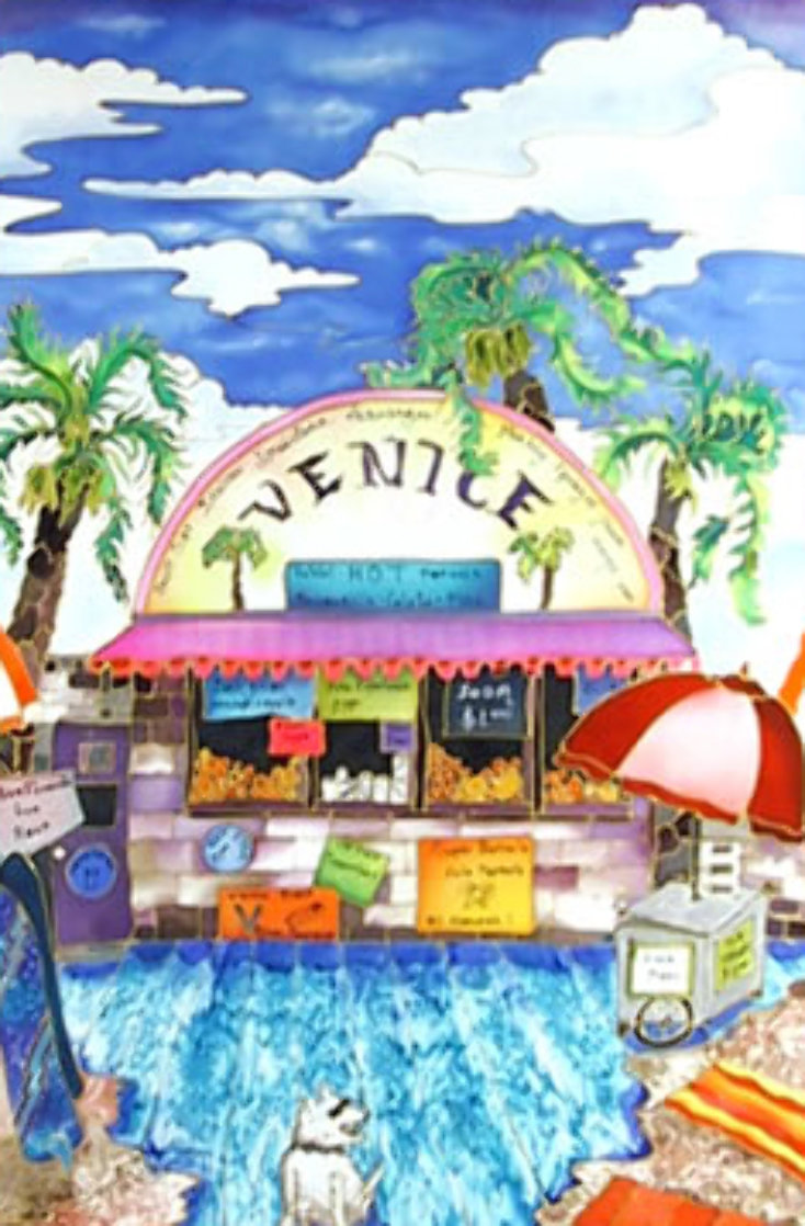 Venice Beach, California 43x30 Super Huge Original Painting by Linnea Pergola Venice Beach, California 43x30 Super Huge Original Painting by Linnea Pergola