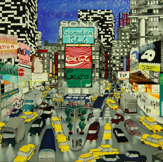 Sign of the Times, Times Square 1990 - New York Limited Edition Print - Linnea Pergola