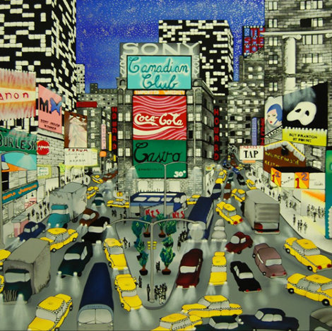 Sign of the Times, Times Square 1990 - New York - NYC Limited Edition Print - Linnea Pergola