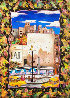 Fall in NYC 52x42 Huge - New York Original Painting by Linnea Pergola - 0