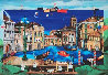 Gondolier's Break 2008 Venice, Italy Limited Edition Print by Linnea Pergola - 0