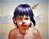 Big Bear (Sioux) 1984 16x20 Original Painting by Gregory Perillo - 0