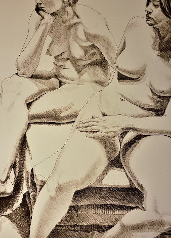 Two Nudes 1970 Limited Edition Print - Philip Pearlstein