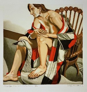 Hunzinger Chair And Wooden Swan 1995 Limited Edition Print - Philip Pearlstein Hunzinger Chair And Wooden Swan 1995 Limited Edition Print - Philip Pearlstein