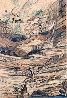 Mummy Cave Ruins At Canyon De Chelly 1980 47x36 Huge Limited Edition Print by Philip Pearlstein - 0