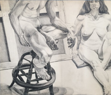 2 Models 1976 Limited Edition Print - Philip Pearlstein 2 Models 1976 Limited Edition Print - Philip Pearlstein