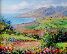 Kula Farm View  - Mt Haleakala, Maui, Hawaii Original Painting by Sue Perry - 0