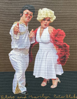 Elvis and Marilyn Unique 2012 14x11 Works on Paper (not prints) - Peter Blake Elvis and Marilyn Unique 2012 14x11 Works on Paper (not prints) - Peter Blake