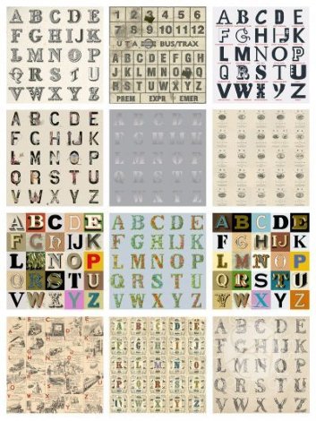 Appropriated Alphabets Portfolio of 12 Limited Edition Print - Peter Blake