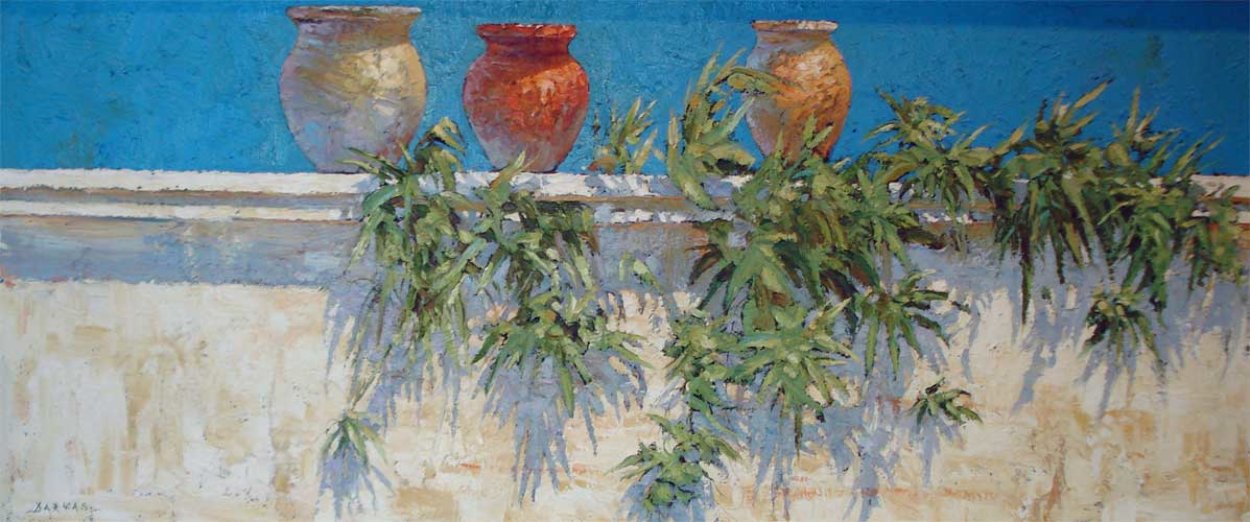 Plantes de Aire 2007 24x60 Super Huge Original Painting by Endre Peter Darvas Plantes de Aire 2007 24x60 Super Huge Original Painting by Endre Peter Darvas