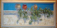 Plantes de Aire 2007 24x60 Super Huge Original Painting by Endre Peter Darvas - 3 Plantes de Aire 2007 24x60 Super Huge Original Painting by Endre Peter Darvas - 3