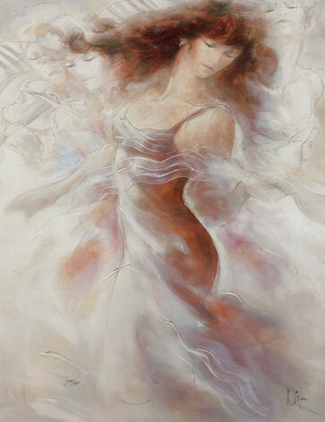 Fantasie II 2007 - Embellished Giclee on Canvas Limited Edition Print - Peter Nixon