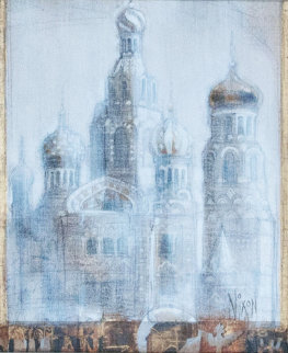 Morning, St. Petersburg 12x19 Original Painting - Peter Nixon