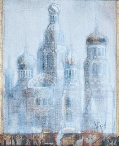 Morning, St. Petersburg 12x19 - Russia Original Painting - Peter Nixon