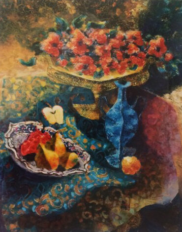 Still Life 2 Framed Serigraph Limited Edition Print - Peter Nixon