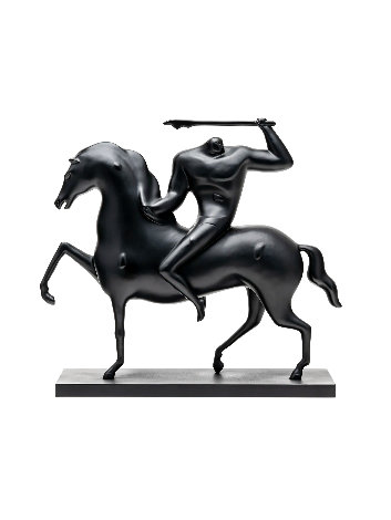 Return Bronze Sculpture 2022 14 in Sculpture - Cleon Peterson
