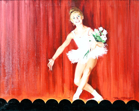 Ballerina 1950 30x36 - Painting Original Painting - Peter Stevens