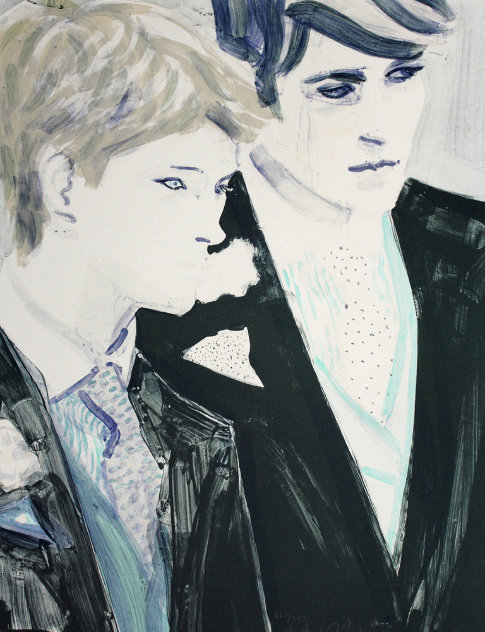 Young Prince Harry And Prince William 2000 Limited Edition Print by Elizabeth Peyton