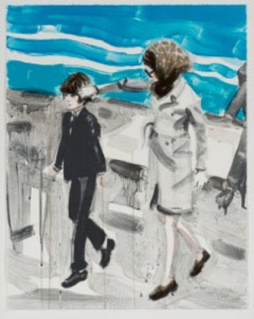 Jackie and John in the 70's AP Limited Edition Print by Elizabeth Peyton Jackie and John in the 70's AP Limited Edition Print by Elizabeth Peyton