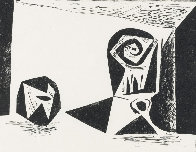 Composition With Stemmed Glass PP 1947 Limited Edition Print by Pablo Picasso - 0 Composition With Stemmed Glass PP 1947 Limited Edition Print by Pablo Picasso - 0