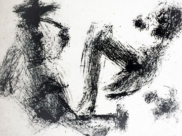 Homme a La Pipe 347 1969 Limited Edition Print - Pablo Picasso Homme a La Pipe 347 1969 Limited Edition Print - Pablo Picasso
