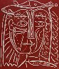 Tete De Femme Au Chapeau / Paysage Avec Baigneurs Linocut 1962 Limited Edition Print by Pablo Picasso - 0 Tete De Femme Au Chapeau / Paysage Avec Baigneurs Linocut 1962 Limited Edition Print by Pablo Picasso - 0