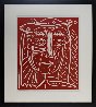 Tete De Femme Au Chapeau / Paysage Avec Baigneurs Linocut 1962 Limited Edition Print by Pablo Picasso - 1 Tete De Femme Au Chapeau / Paysage Avec Baigneurs Linocut 1962 Limited Edition Print by Pablo Picasso - 1