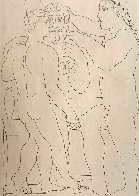 Deux Hommes Sculpts: Vollard Suite 1933 HS Limited Edition Print by Pablo Picasso - 0 Deux Hommes Sculpts: Vollard Suite 1933 HS Limited Edition Print by Pablo Picasso - 0