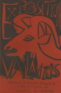 Exposition Book Page 1952 Limited Edition Print - Pablo Picasso Exposition Book Page 1952 Limited Edition Print - Pablo Picasso