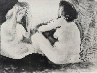 Deux Femmes - Double Flute Limited Edition Print by Pablo Picasso - 1 Deux Femmes - Double Flute Limited Edition Print by Pablo Picasso - 1
