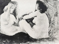 Deux Femmes - Double Flute Limited Edition Print by Pablo Picasso - 0 Deux Femmes - Double Flute Limited Edition Print by Pablo Picasso - 0