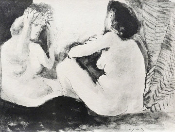 Deux Femmes - Double Flute Limited Edition Print - Pablo Picasso Deux Femmes - Double Flute Limited Edition Print - Pablo Picasso
