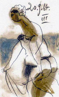Figura Femminile 1970 Limited Edition Print - Pablo Picasso Figura Femminile 1970 Limited Edition Print - Pablo Picasso