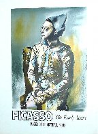 Portrait of Harlequin, Picasso the Early Years, Musee D'art Histoire, Paris 1960 Poster Limited Edition Print by Pablo Picasso - 2 Portrait of Harlequin, Picasso the Early Years, Musee D'art Histoire, Paris 1960 Poster Limited Edition Print by Pablo Picasso - 2