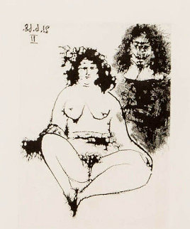 Courtesan and Musketeer 1971 Limited Edition Print - Pablo Picasso Courtesan and Musketeer 1971 Limited Edition Print - Pablo Picasso
