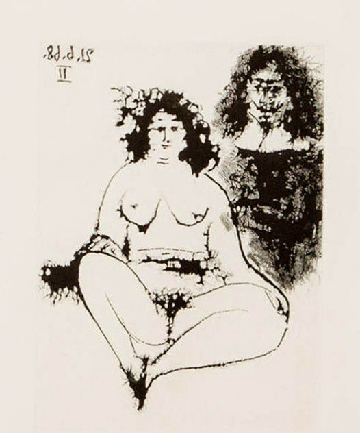 Courtesan and Musketeer 1971 Limited Edition Print by Pablo Picasso