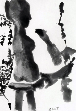 Sculpteur Devant Sa Sellete, Avec Un Spectateur Barbu  1966 HS Limited Edition Print - Pablo Picasso