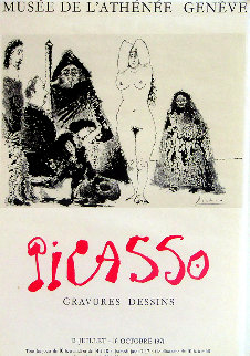 Gravures Dessins Poster 1971 Limited Edition Print - Pablo Picasso