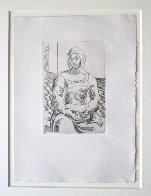 Femme Au Livre 1918 HS Limited Edition Print by Pablo Picasso - 1 Femme Au Livre 1918 HS Limited Edition Print by Pablo Picasso - 1