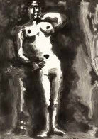 Nu Accoude From Sable Mouvant 1966 Limited Edition Print by Pablo Picasso - 0 Nu Accoude From Sable Mouvant 1966 Limited Edition Print by Pablo Picasso - 0