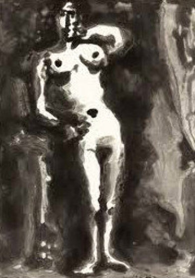 Nu Accoude From Sable Mouvant 1966 Limited Edition Print by Pablo Picasso Nu Accoude From Sable Mouvant 1966 Limited Edition Print by Pablo Picasso