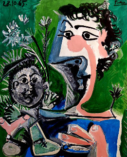 Françoise and Claude Limited Edition Print - Pablo Picasso
