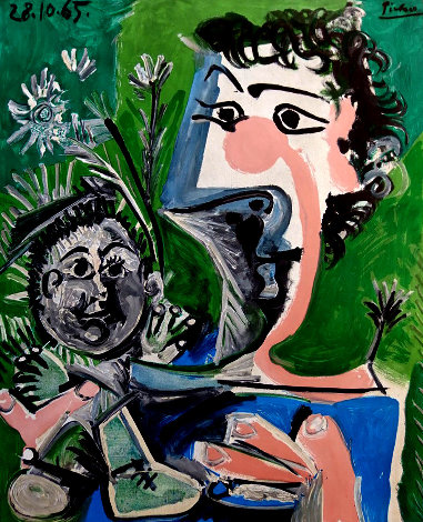 Francoise and Claude Limited Edition Print - Pablo Picasso