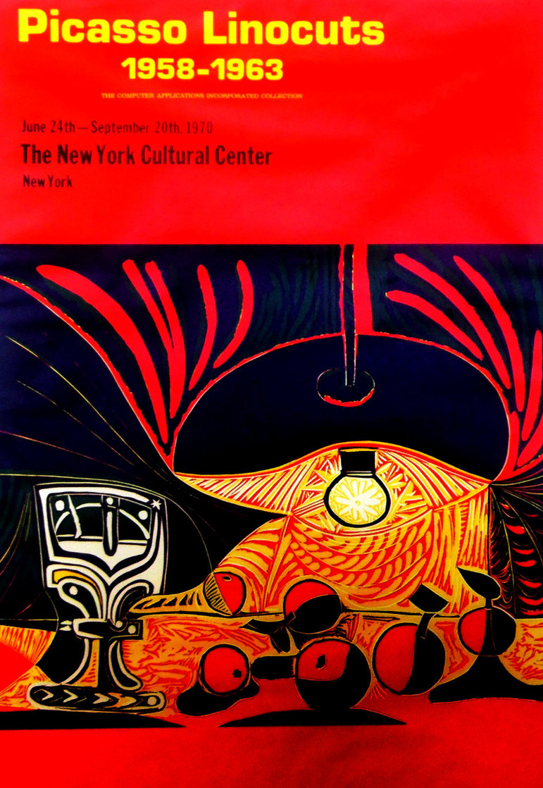 Picasso Linocuts Poster 1970 Limited Edition Print by Pablo Picasso Picasso Linocuts Poster 1970 Limited Edition Print by Pablo Picasso