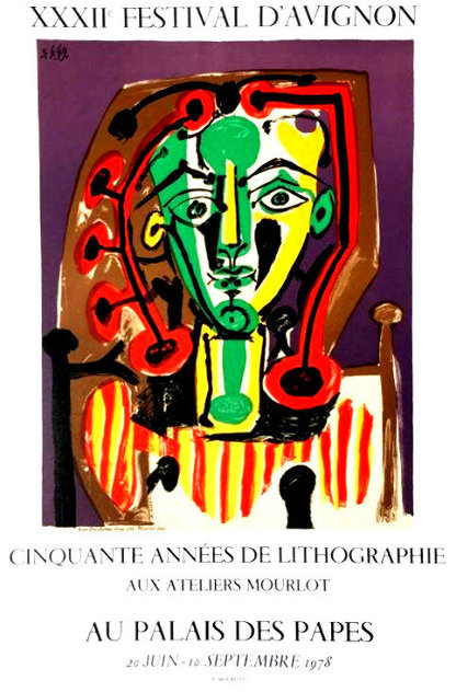 Fifty Years of Lithography At Mourlot Studios Poster 1978 Limited Edition Print by Pablo Picasso