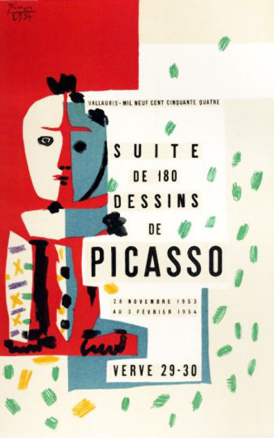 Suite De 180 Dessins De Picasso Poster 1964 HS Limited Edition Print by Pablo Picasso