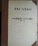 Papiers Colles 1910-1914 (Qui: Bouteille Table Et Verres) 1966 Limited Edition Print by Pablo Picasso - 6